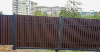 Купить распашные ворота из штакетника Рузаевка, цена от 2692 руб.